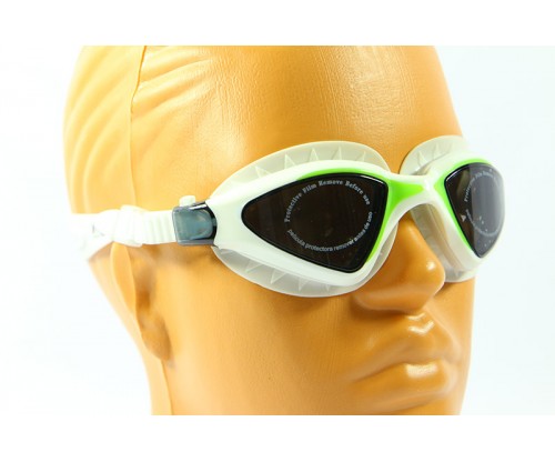 Povit GS20 Yüzücü Gözlüğü Beyaz-Yeşil